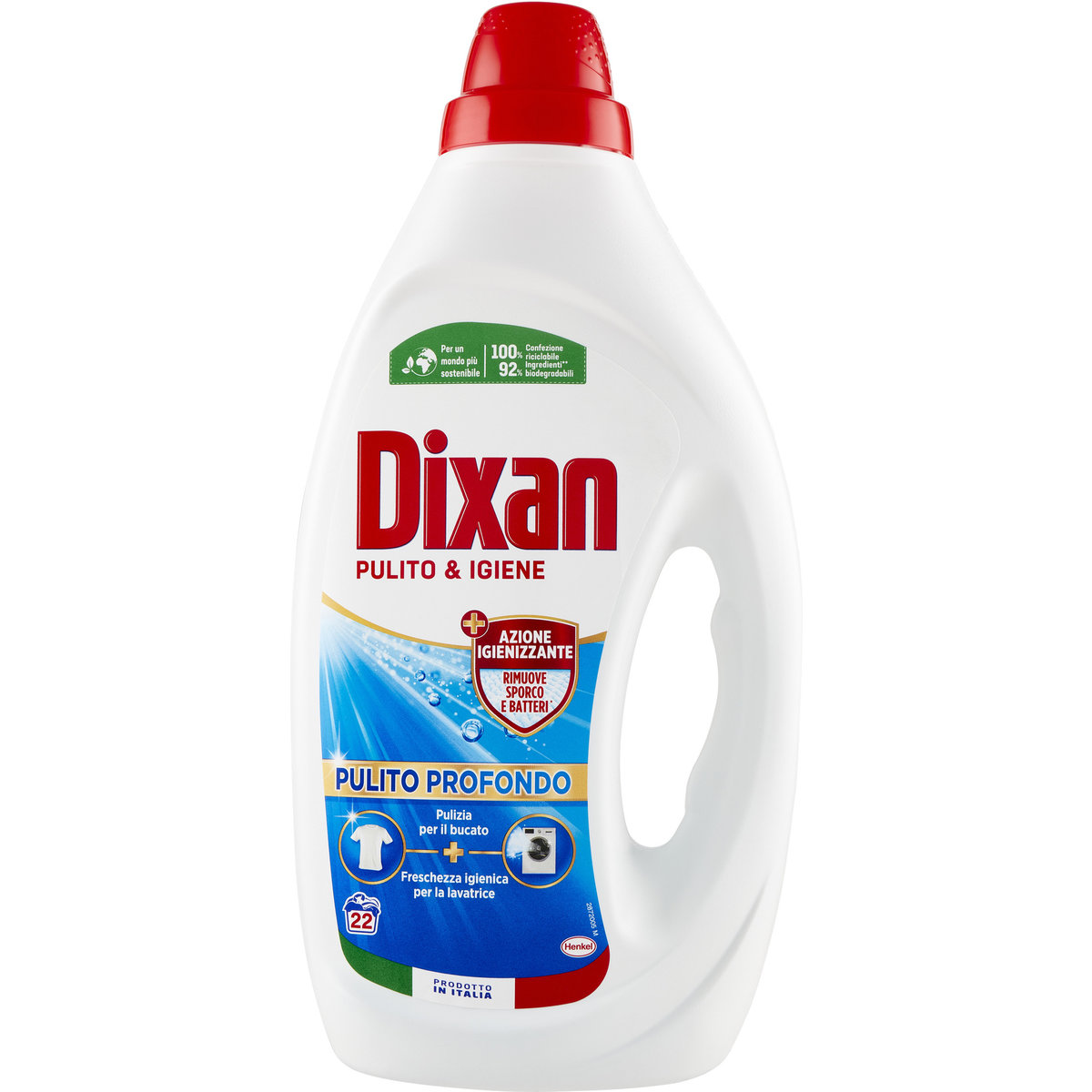 DIXAN LIQUIDO LAVATRICE 22 LAVAGGI IGIENE