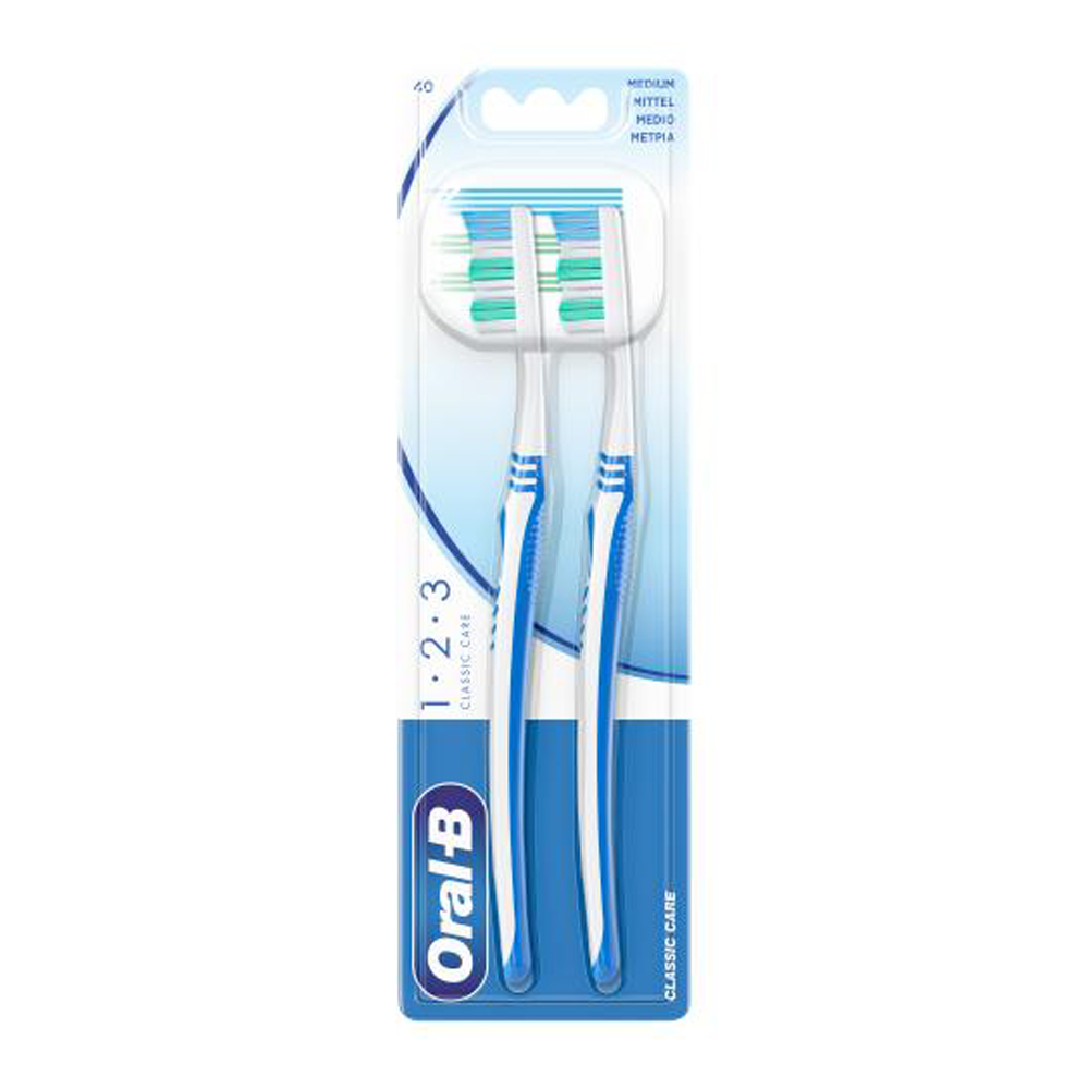 ORAL-B SPAZZOLINO CLASSIC CARE X2 MEDIUM