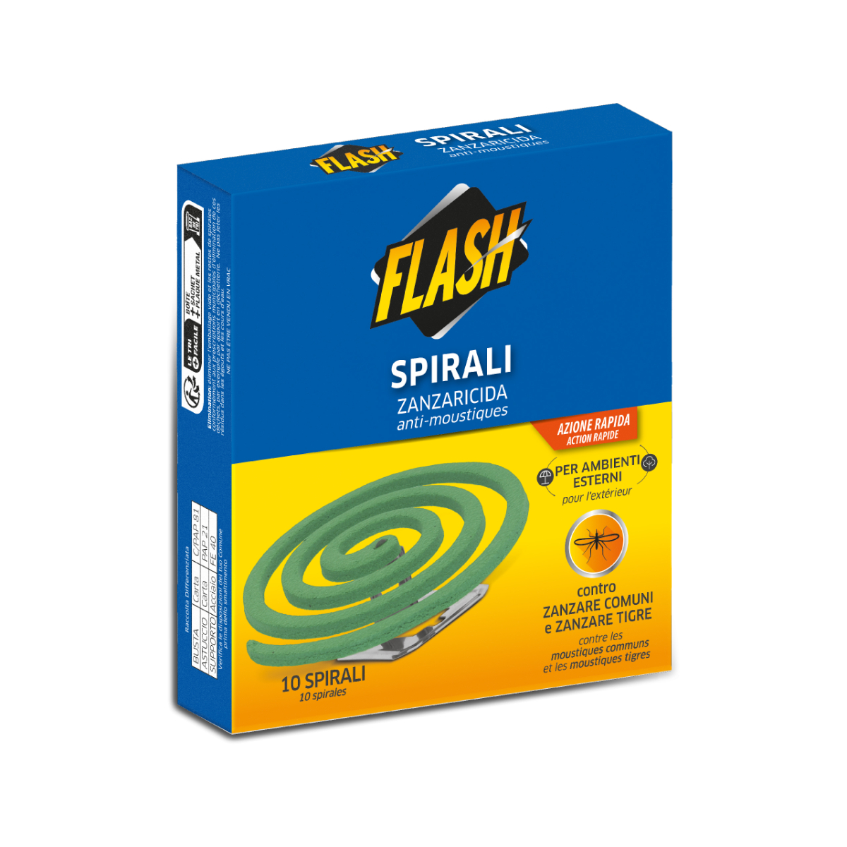 FLASH SPIRALI ANTIZANZARE 10 PZ