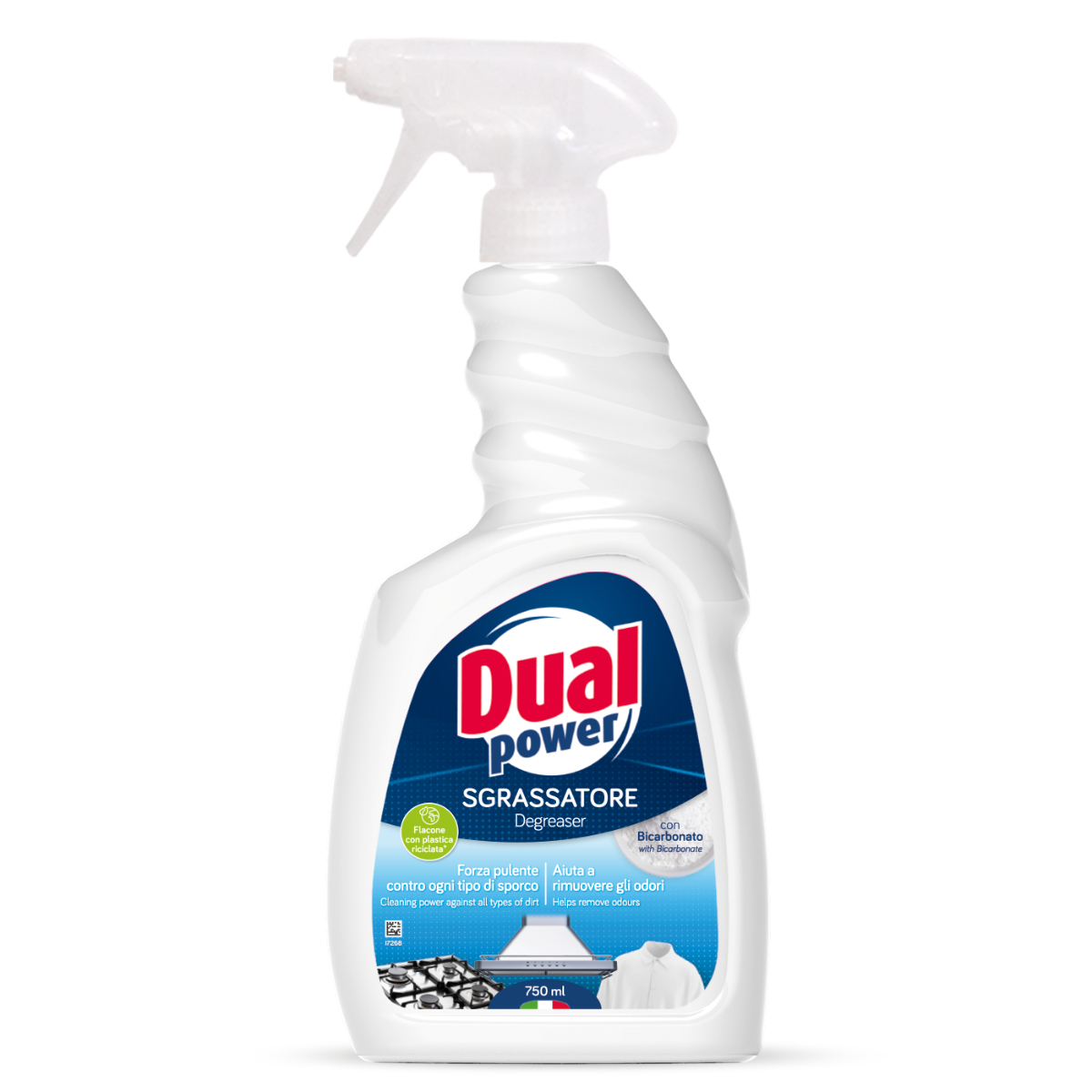 DUAL POWER SGRASSATORE 750 ML BICARBONATO TRIGGER