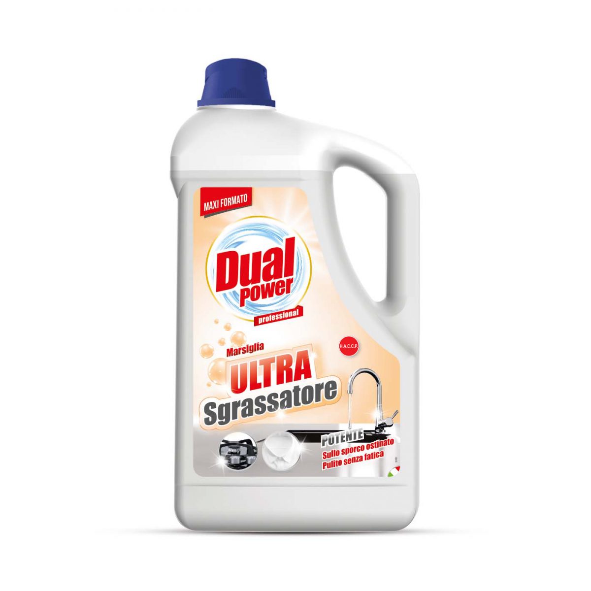 DUAL POWER PROFESSIONAL SGRASSATORE 4,9 LT MARSIGLIA H.A.C.C.P.