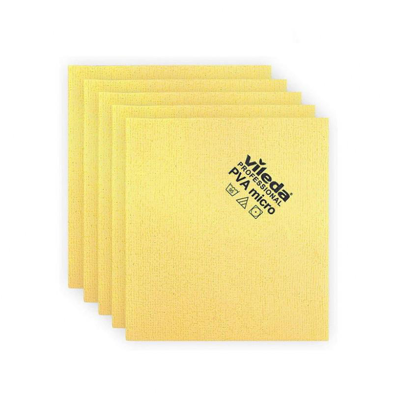 VILEDA PANNO PVA MICROFIBRA PROFESSIONAL 5 PZ GIALLO