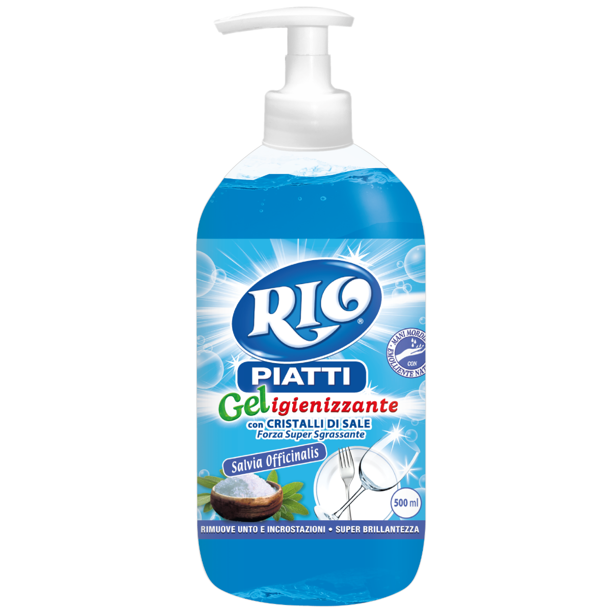 RIO BUM BUM PIATTI ML 500 CRISTALLI DI SALE E SALVIA CON DISPENSER