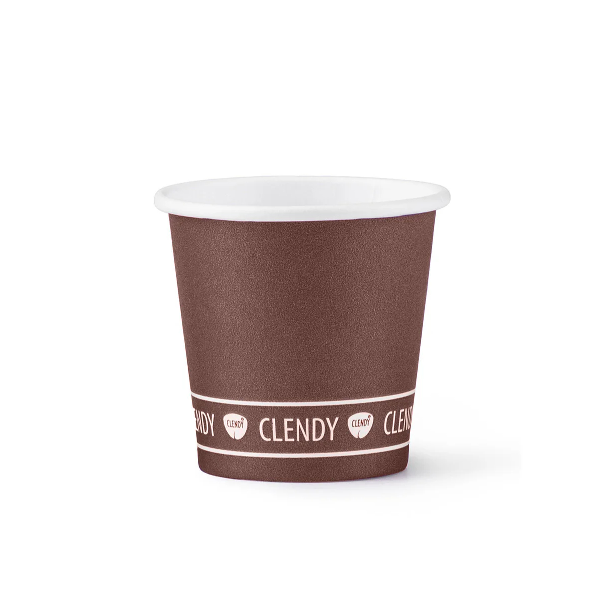 CLENDY BICCHIERI CAFFÈ CARTA 75ML 50PZ MARRONI