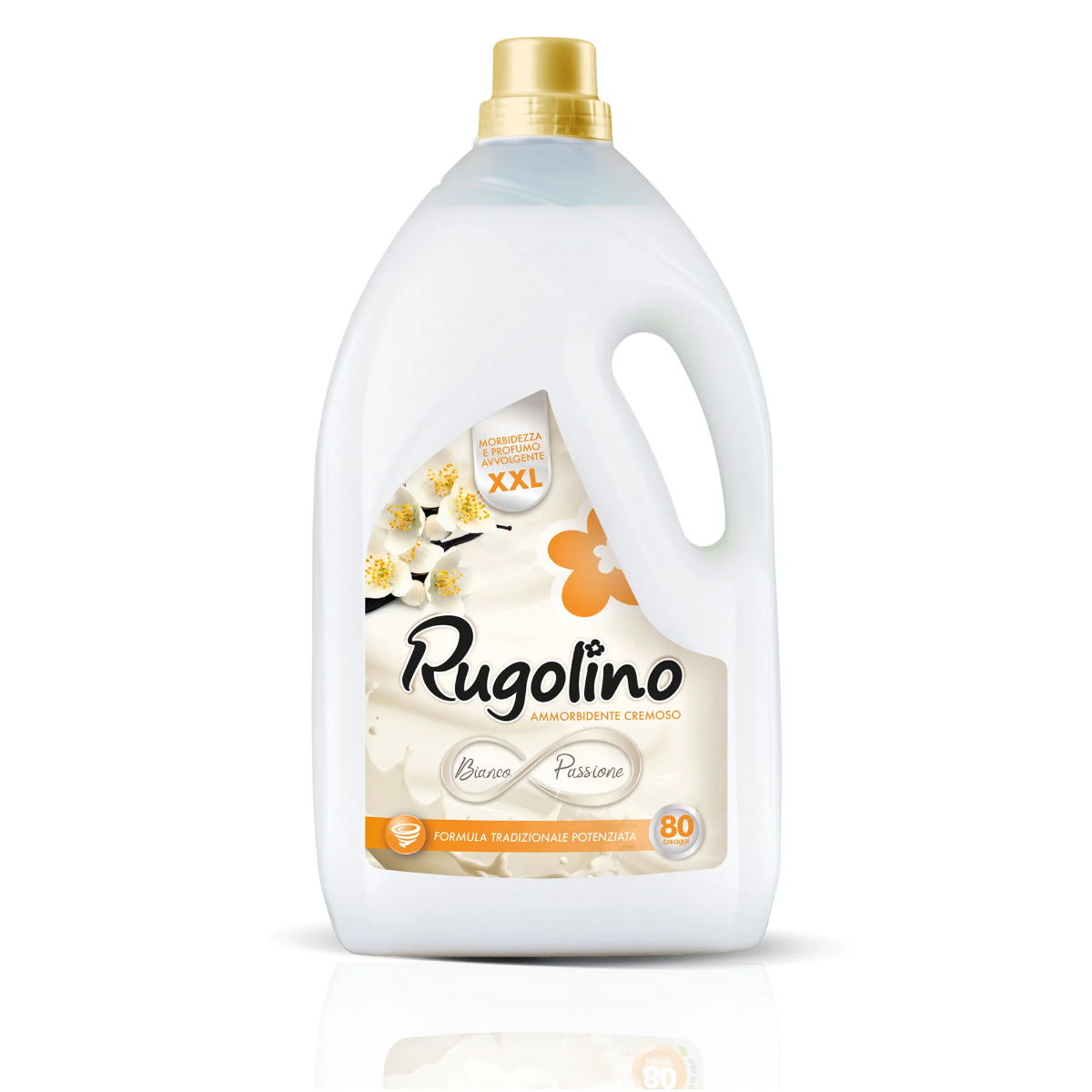 RUGOLINO AMMORBIDENTE 4 LT BIANCO PASSIONE 80 LAVAGGI