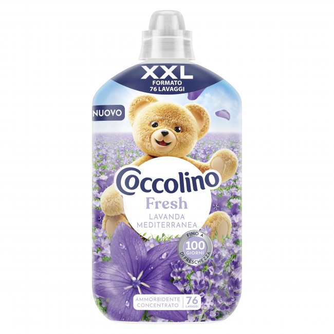 COCCOLINO AMMORBIDENTE CONCENTRATO 76 LAVAGGI 1750 ML XXL LAVANDA