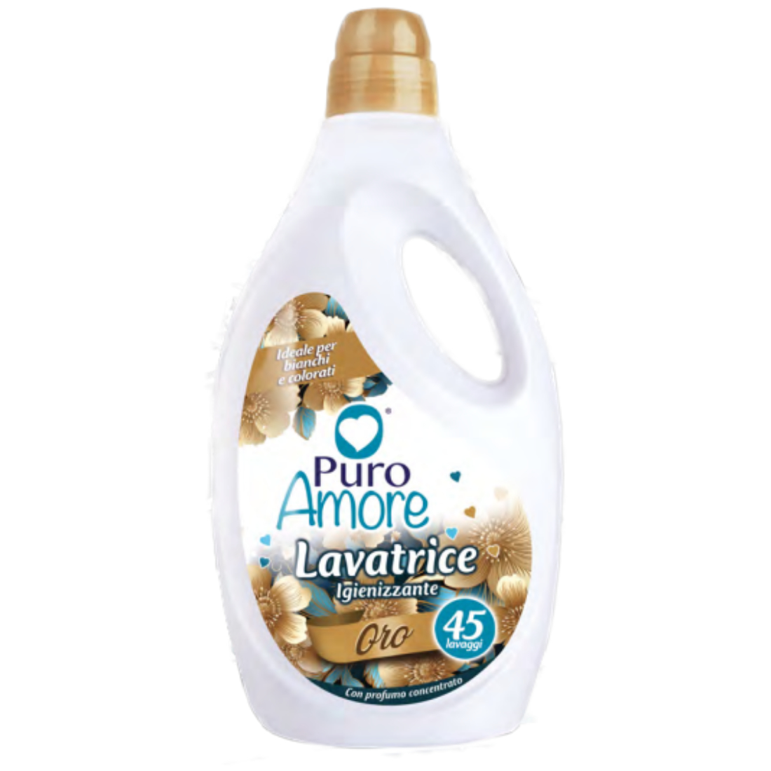 PURO AMORE LIQUIDO LAVATRICE 45 LAVAGGI ORO