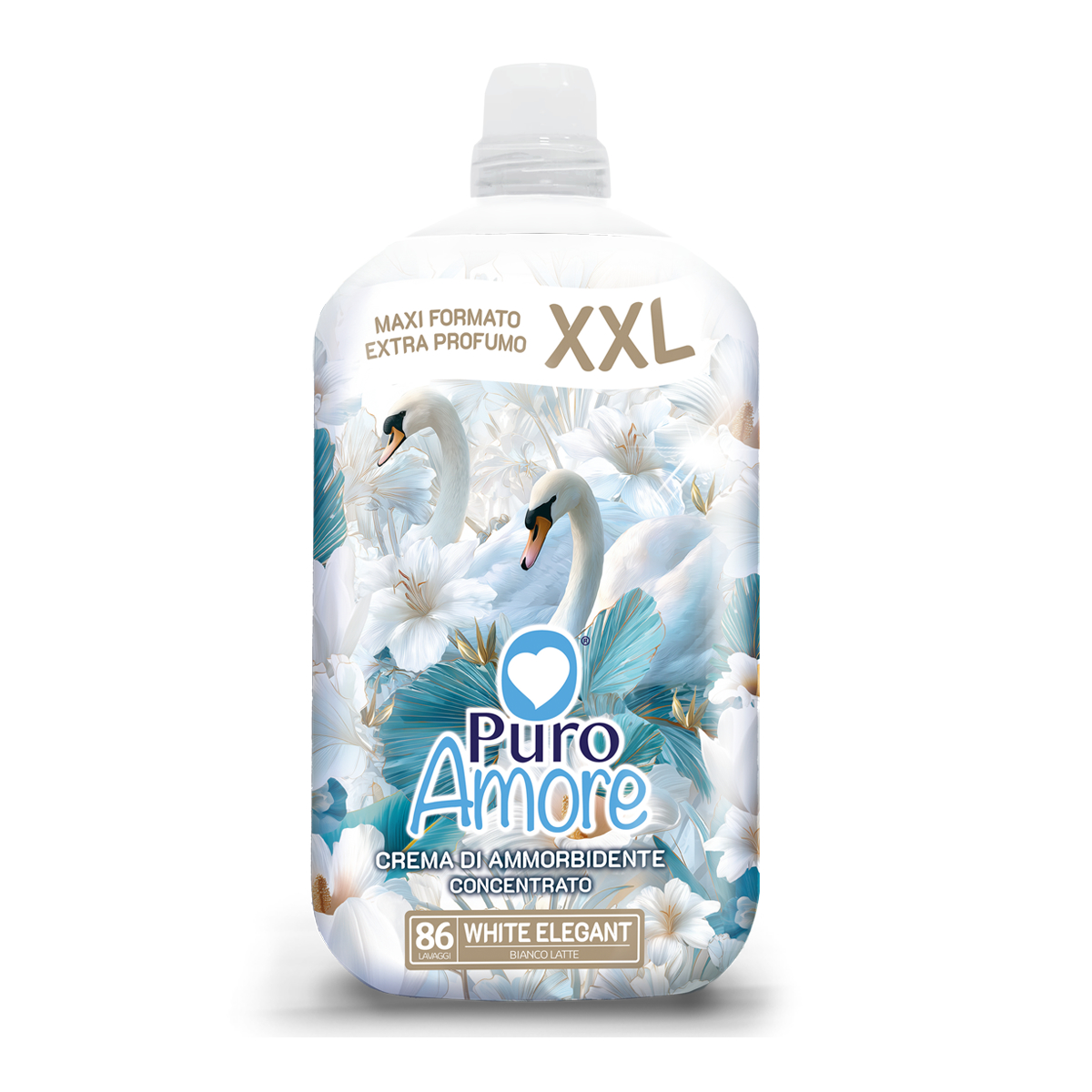 PURO AMORE AMMORBIDENTE CONCENTRATO XXL 86 LAVAGGI BIANCO LATTE